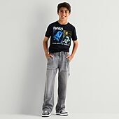Thereabouts Little & Big Kid Boys Adjustable Waist Workwear Loose Fit Jean