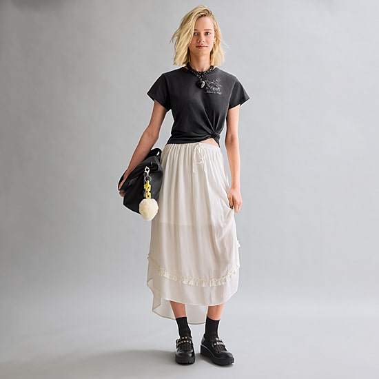 Arizona Womens Juniors Mid Rise Maxi Skirt