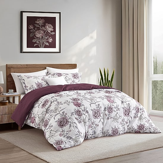 Stratford Park Rina Floral Easy Care Comforter Set
