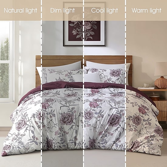 Stratford Park Rina Floral Easy Care Comforter Set