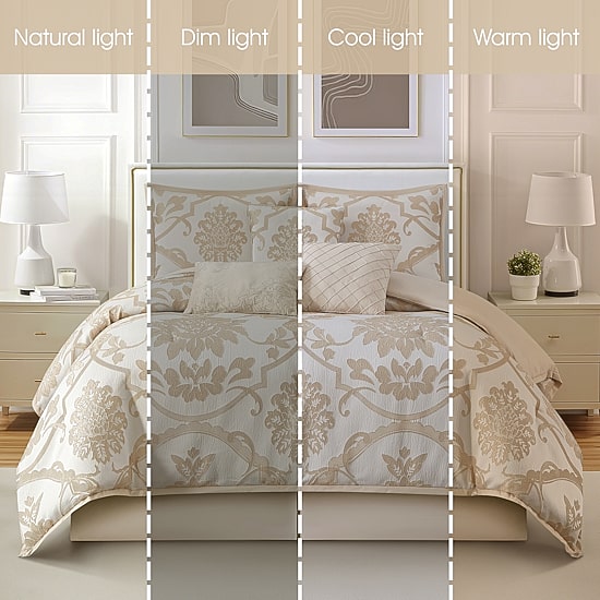 Stratford Park Melinda Floral 7-pc. Easy Care Comforter Set