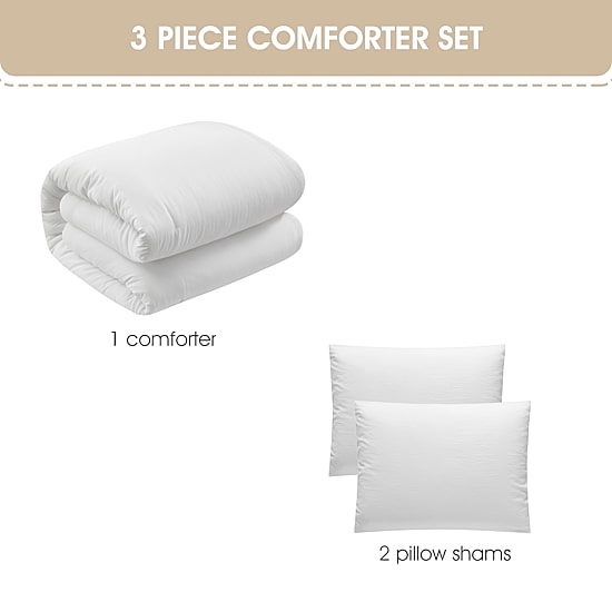 Stratford Park Ariana Soft Prewashed Easy Care Comforter Set