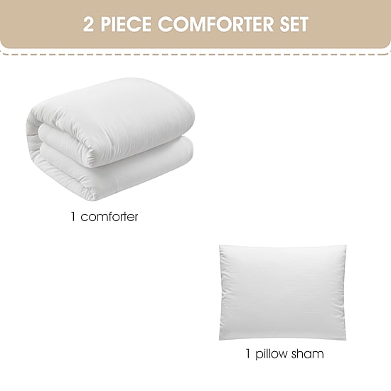 Stratford Park Ariana Soft Prewashed Easy Care Comforter Set