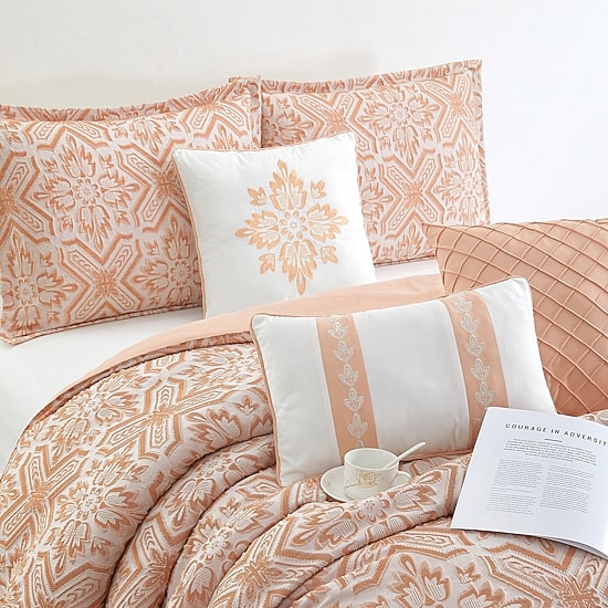 Stratford Park Brenda Geometric 7-pc. Easy Care Comforter Set