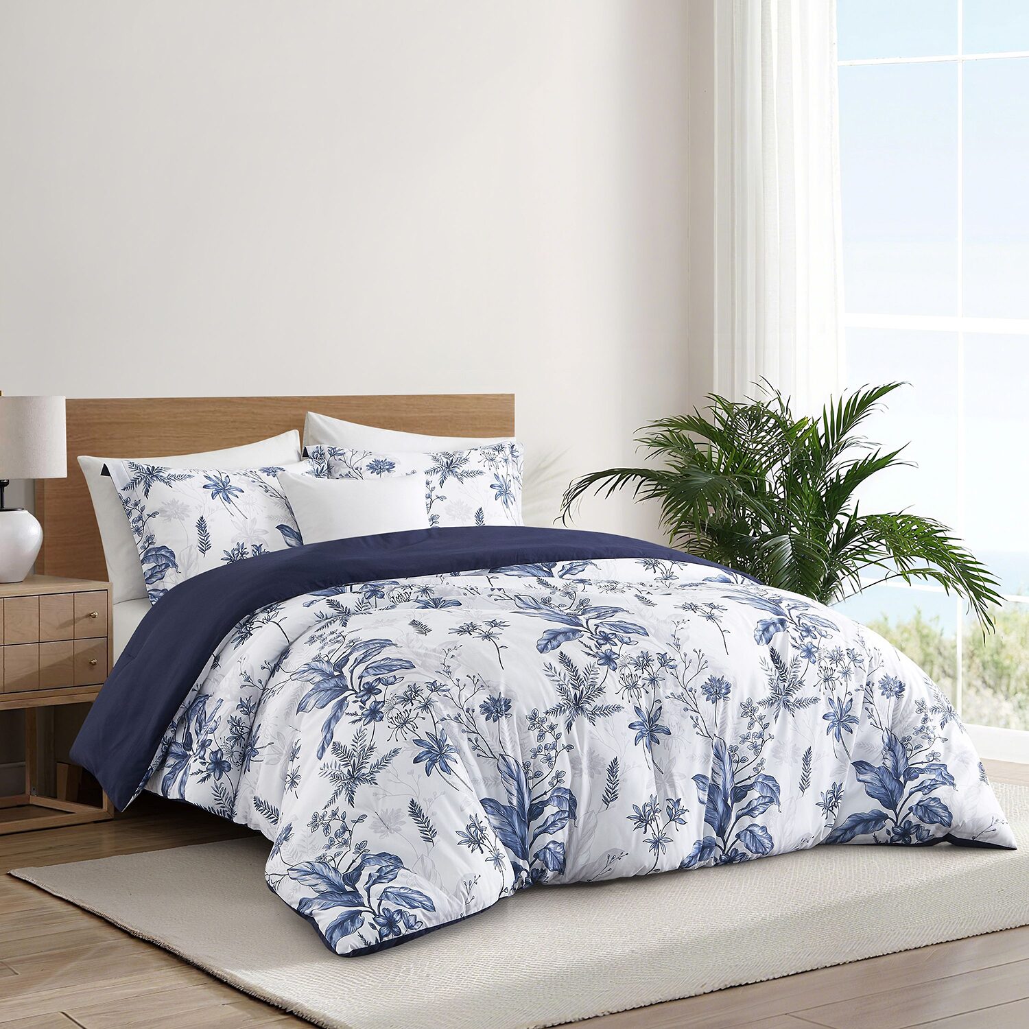 Stratford Park Hanna Floral Easy Care Comforter Set