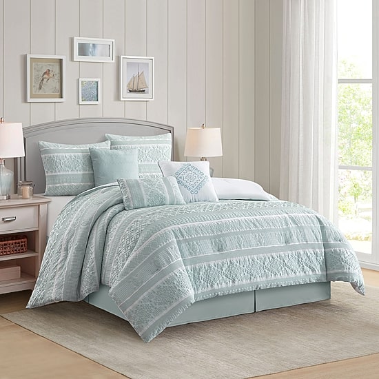Stratford Park Imani Patchwork 7-pc. Easy Care Comforter Set