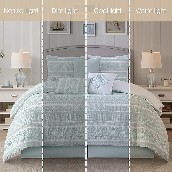 Stratford Park Imani Patchwork 7-pc. Easy Care Comforter Set