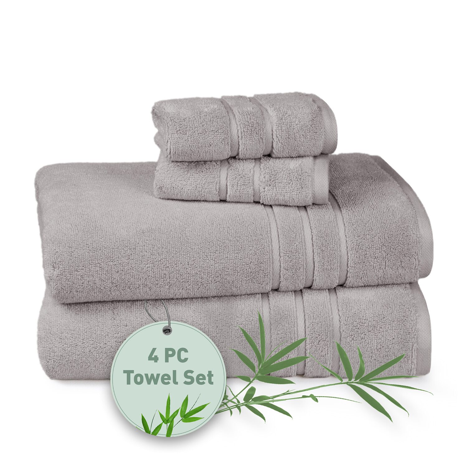 Trident Cotton And Viscose From Bamboo 4-pc. Bath Towel Set