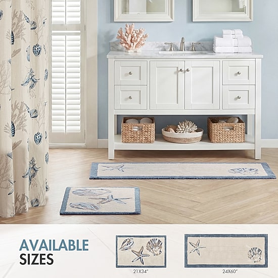 Madison Park Nantucket High Pile Tufted Bath Rug