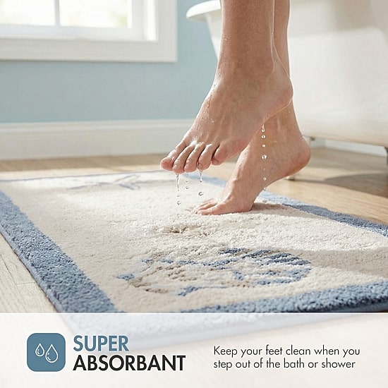 Madison Park Nantucket High Pile Tufted Bath Rug