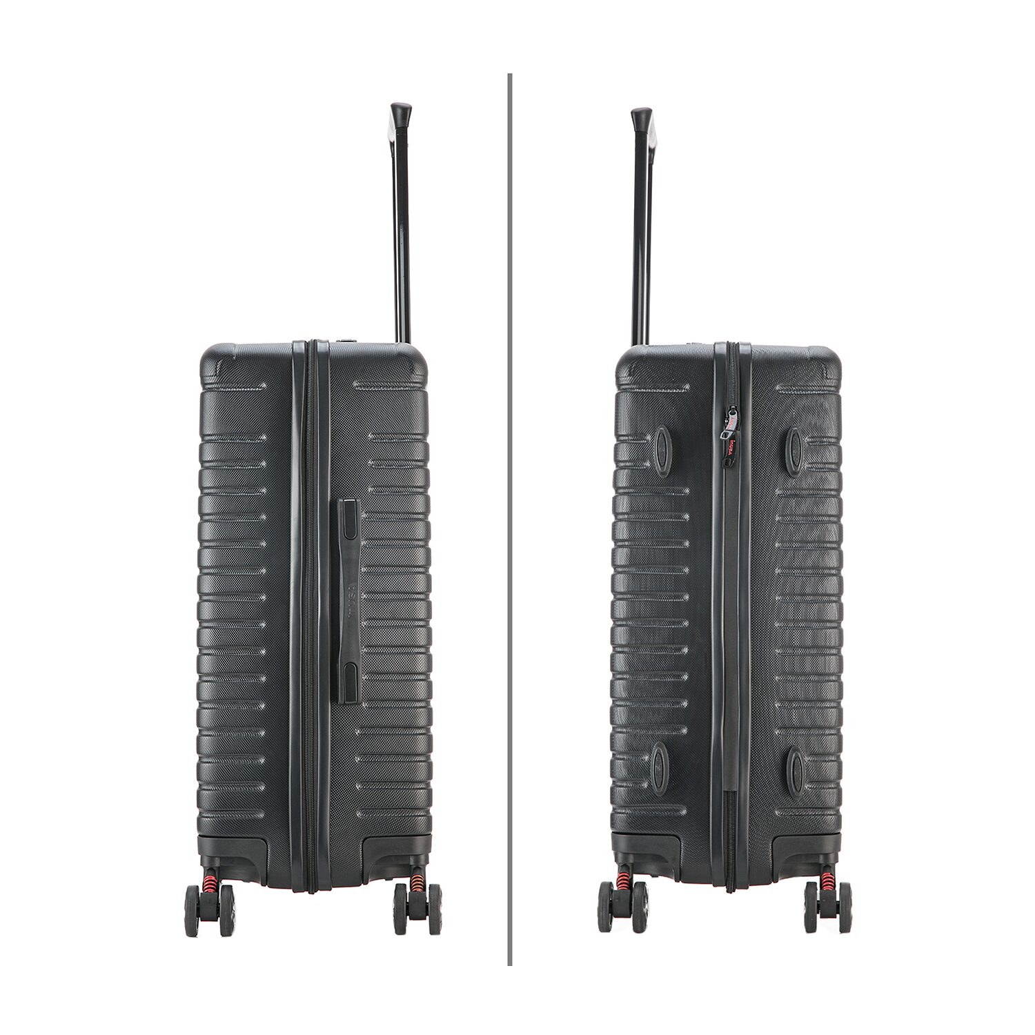 InUSA Deep Inch Hardside Lightweight Checked Spinner Luggage