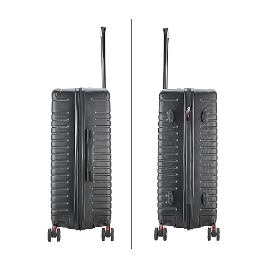 InUSA Deep 24 Inch Hardside Lightweight Checked Spinner Luggage