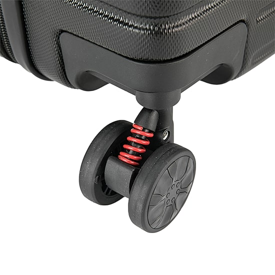 InUSA Deep 24 Inch Hardside Lightweight Checked Spinner Luggage
