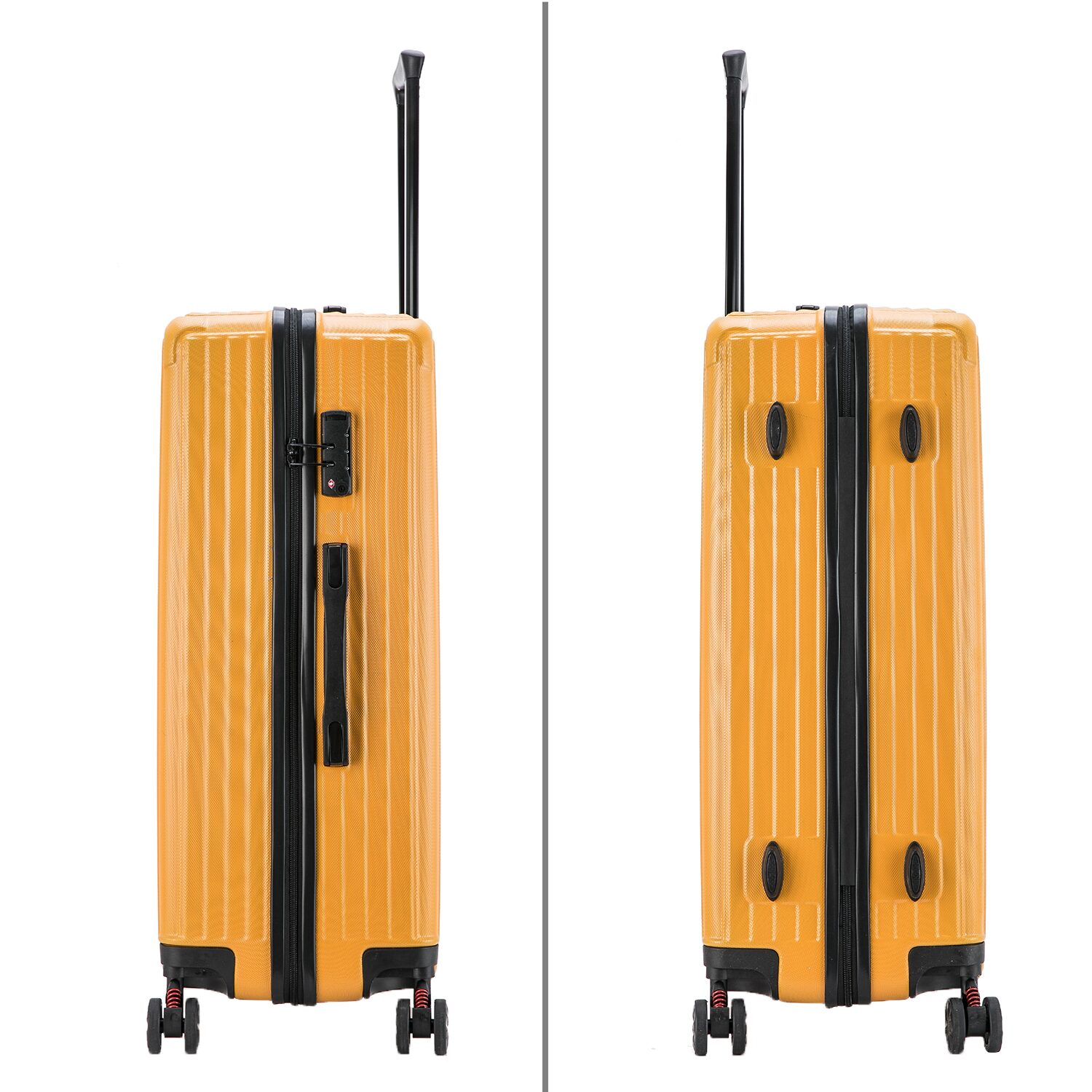 Dukap Stratos 28 Inch Hardside Lightweight Checked Spinner Luggage
