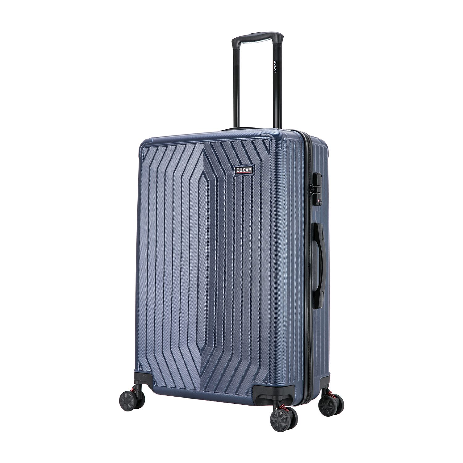 Dukap Stratos 28 Inch Hardside Lightweight Checked Spinner Luggage