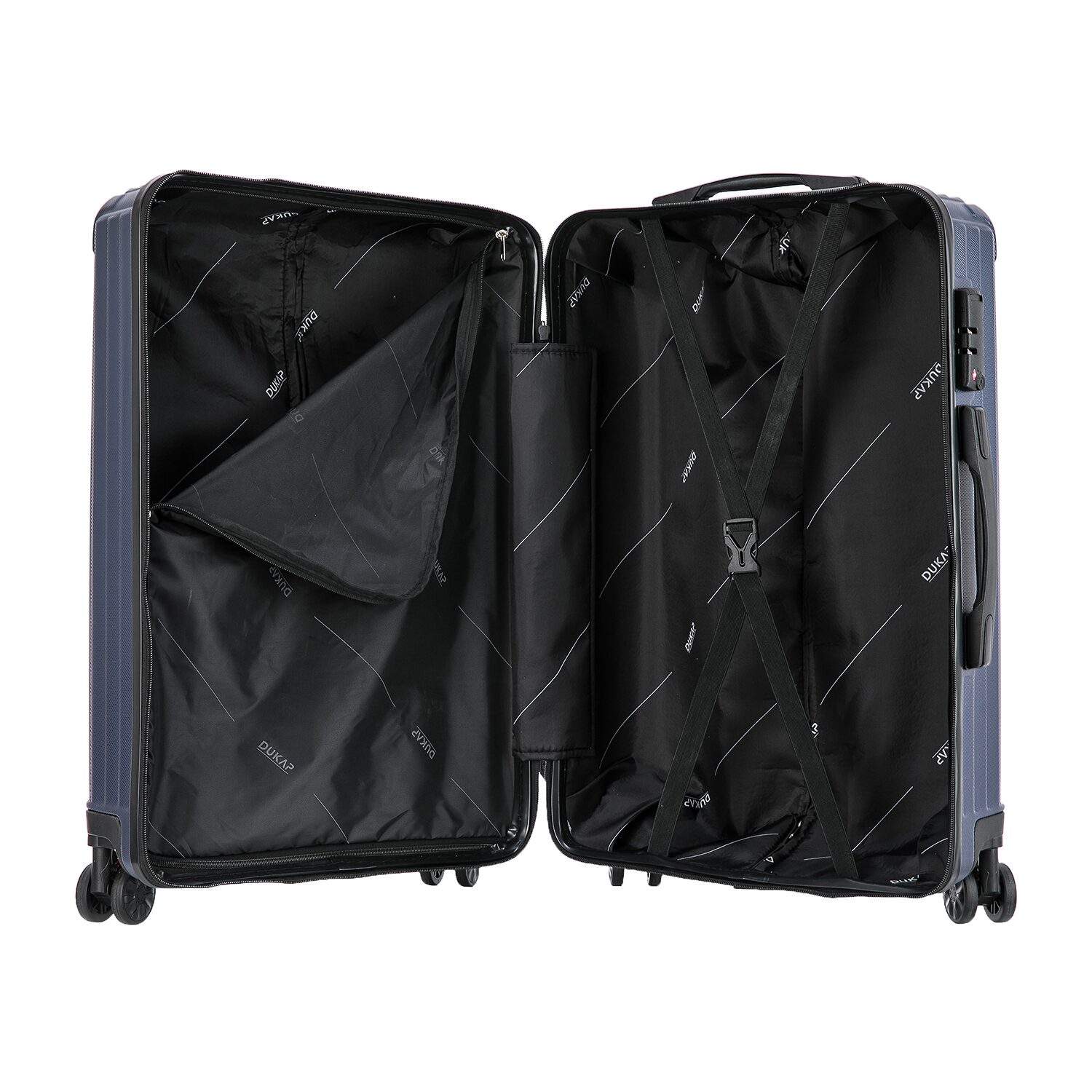 Dukap Stratos 28 Inch Hardside Lightweight Checked Spinner Luggage