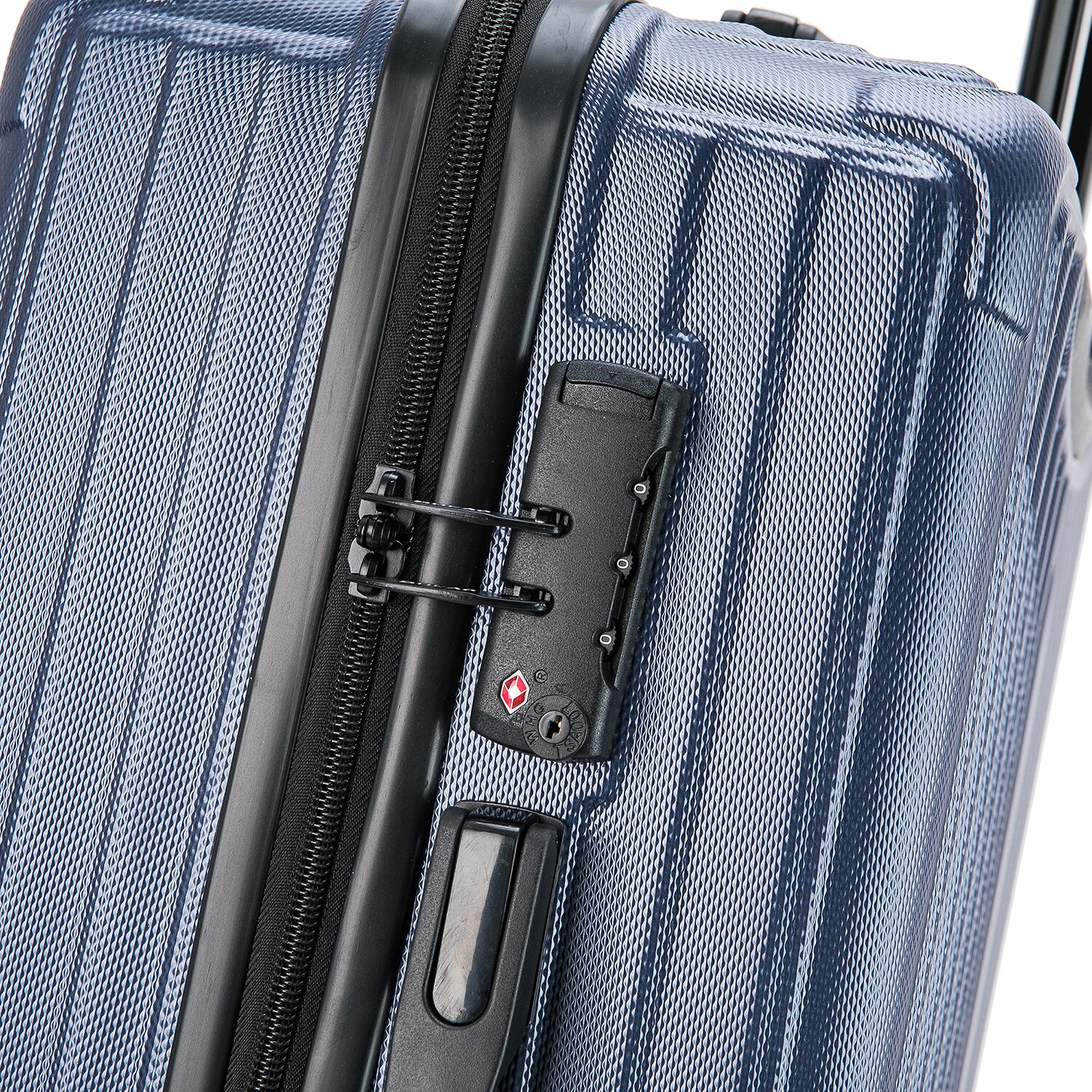 Dukap Stratos 28 Inch Hardside Lightweight Checked Spinner Luggage