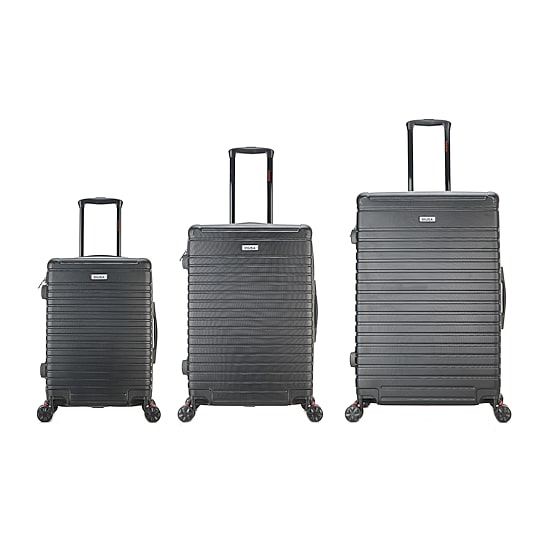 InUSA Deep 3-pc. Hardside Lightweight Luggage Set