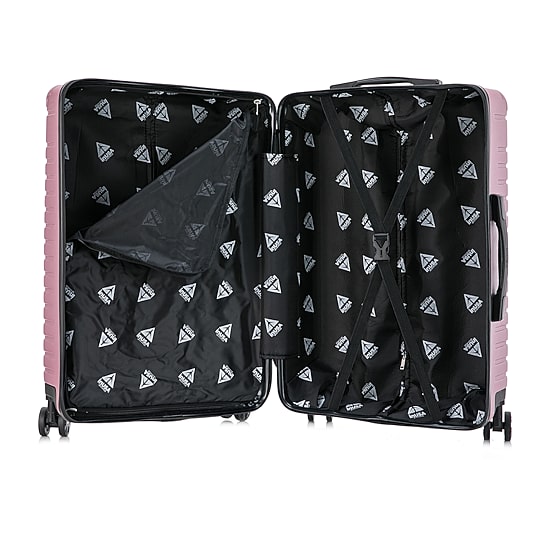 InUSA Deep 28 Inch Hardside Lightweight Checked Spinner Luggage