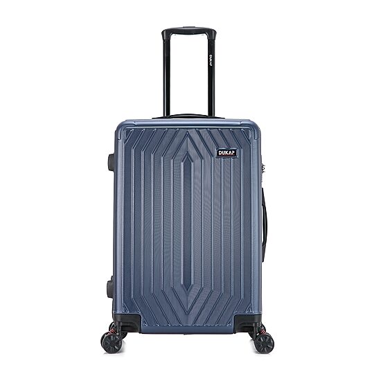 Dukap Stratos 24 Inch Hardside Lightweight Checked Spinner Luggage