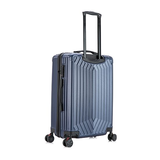 Dukap Stratos 24 Inch Hardside Lightweight Checked Spinner Luggage