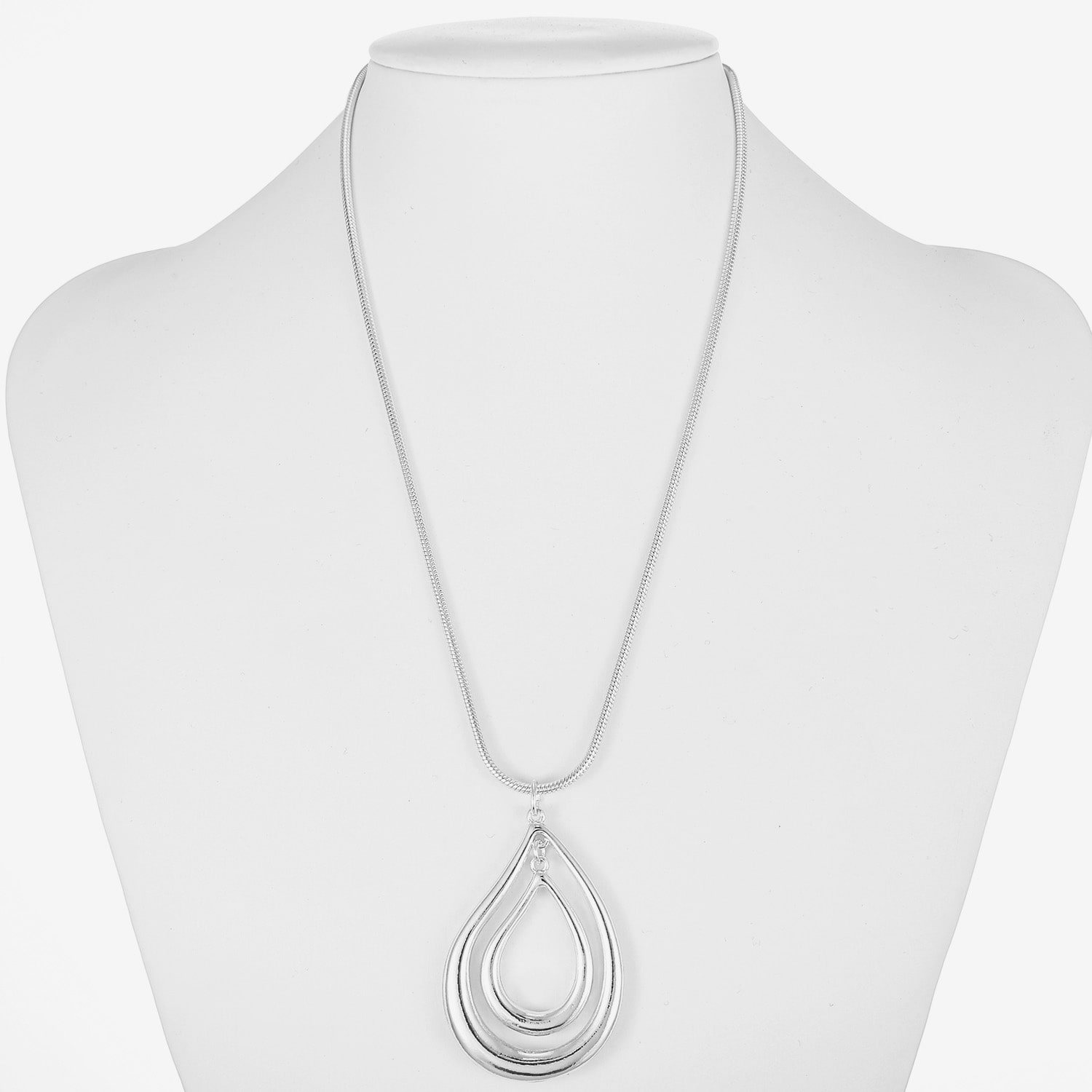 Liz Claiborne Orbital Womens 17 Inch Pendant Necklace
