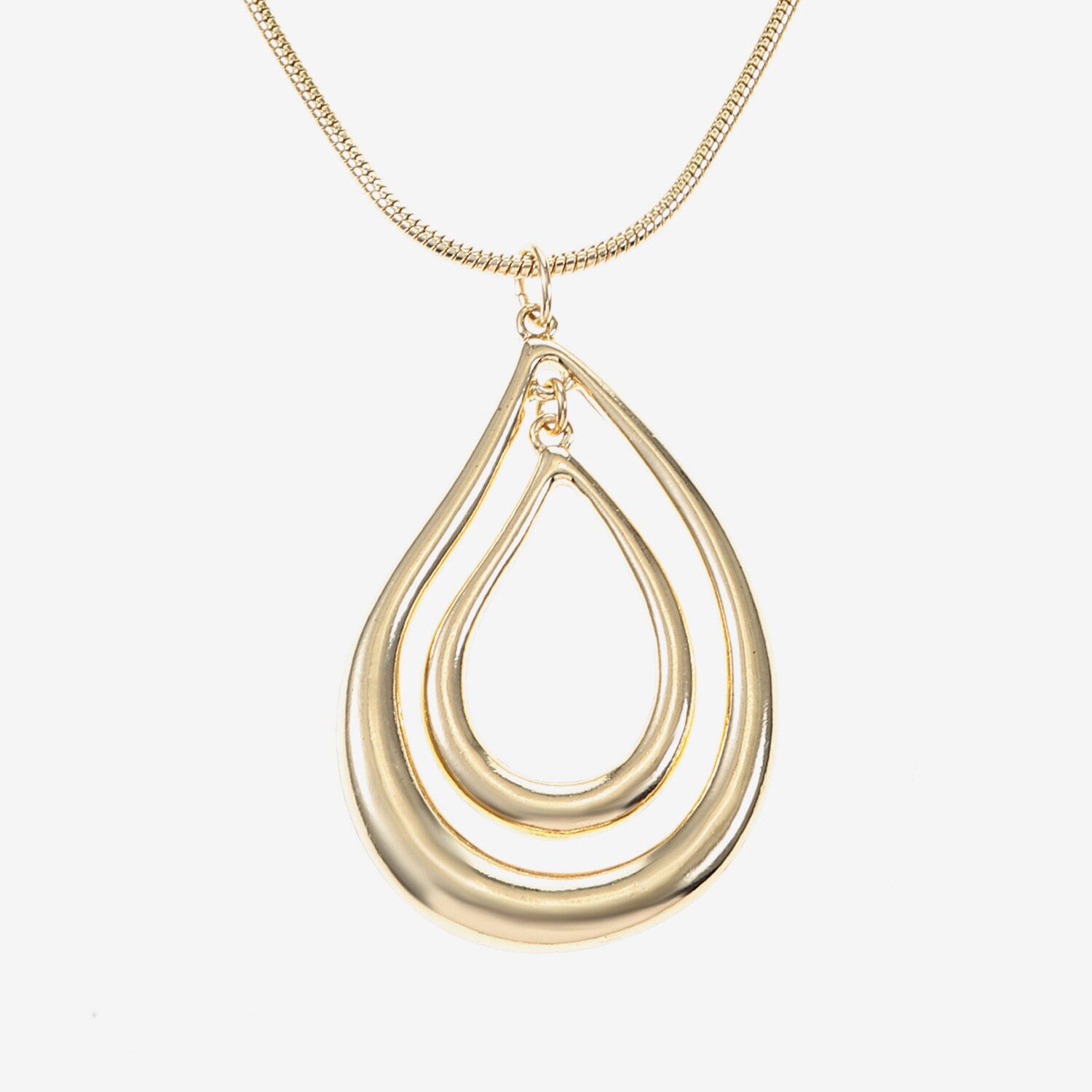 Liz Claiborne Orbital Womens 17 Inch Pendant Necklace