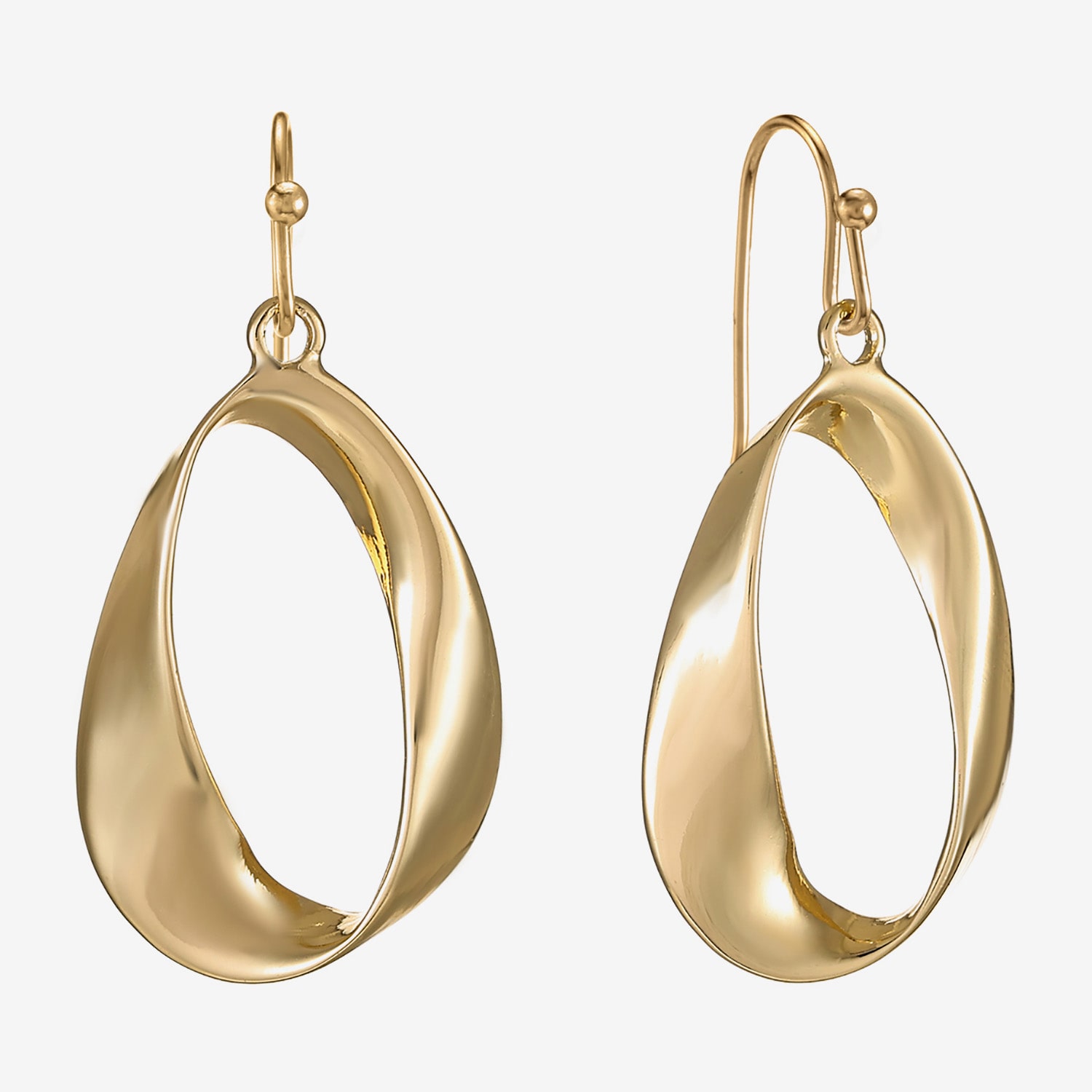 Liz Claiborne Open Womens Drop Earrings