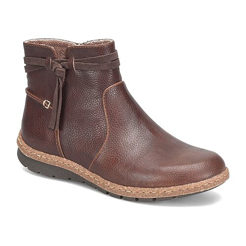 BOC by Born Womens Addi Flat Heel Booties, 9 1/2 Medium, Brown
