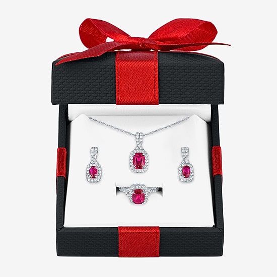 Gemstone Sterling Silver 3-pc. Jewelry Set