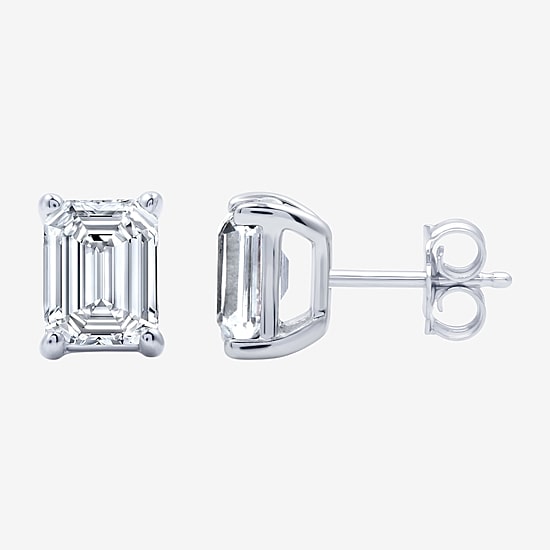 Ever Star (G / Si2-I1) 1 CT. T.W. Lab Grown White Diamond 10K Gold Stud Earrings