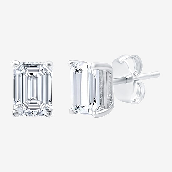 Ever Star (H-I / Si2-I1) 2 CT. T.W. Lab Grown White Diamond 14K Gold Stud Earrings