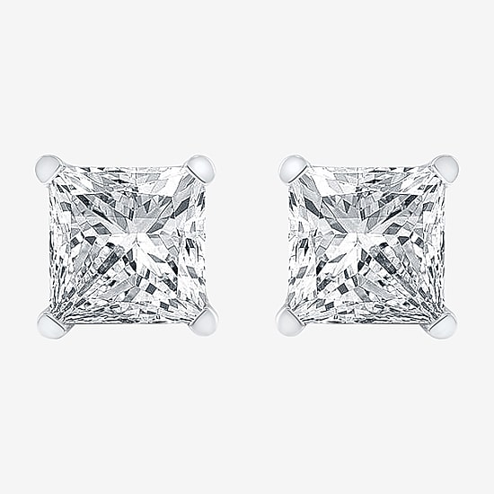Ever Star (F / Vs2) 1 1/2 CT. T.W. Lab Grown White Diamond 14K Gold Stud Earrings