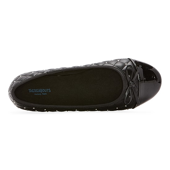 Thereabouts Lexa Little & Big Kid Girls Cap Closed Toe Ballet Flats