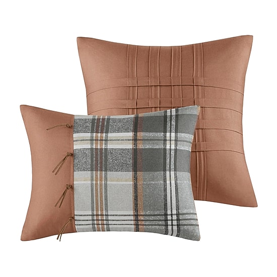 Intelligent Design Liam Plaid Midweight Comforter Set