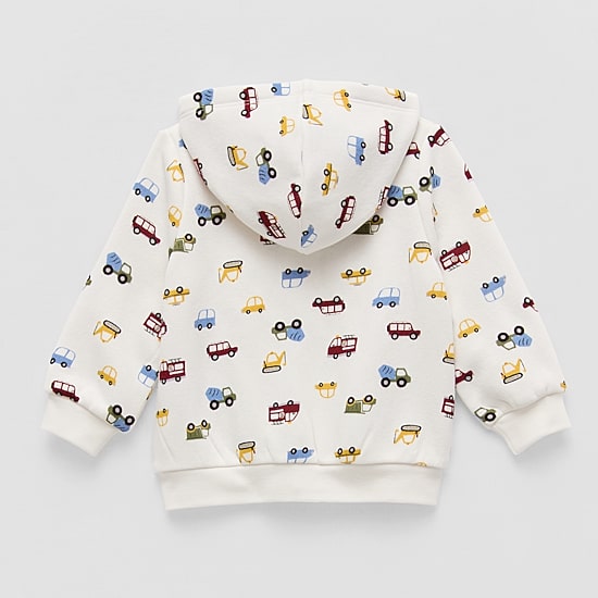 Okie Dokie Baby Boys Fleece Hooded Lightweight Jacket