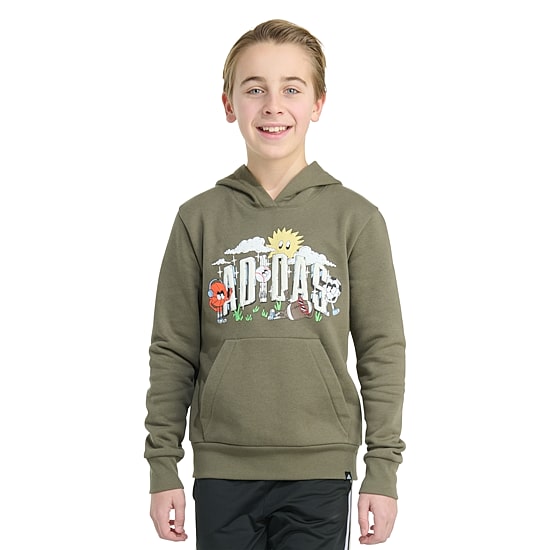 adidas Big Kid Boys Long Sleeve Active Hoodie