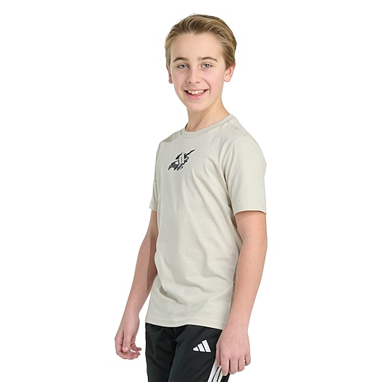 adidas Big Kid Boys Crew Neck Short Sleeve Regular Fit Graphic T-Shirt