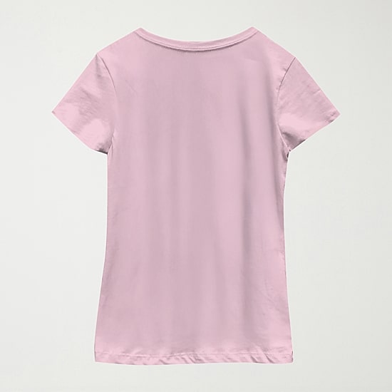 Disney Little & Big Kid Girls Crew Neck Short Sleeve Slim Fit Lilo & Stitch Graphic T-Shirt