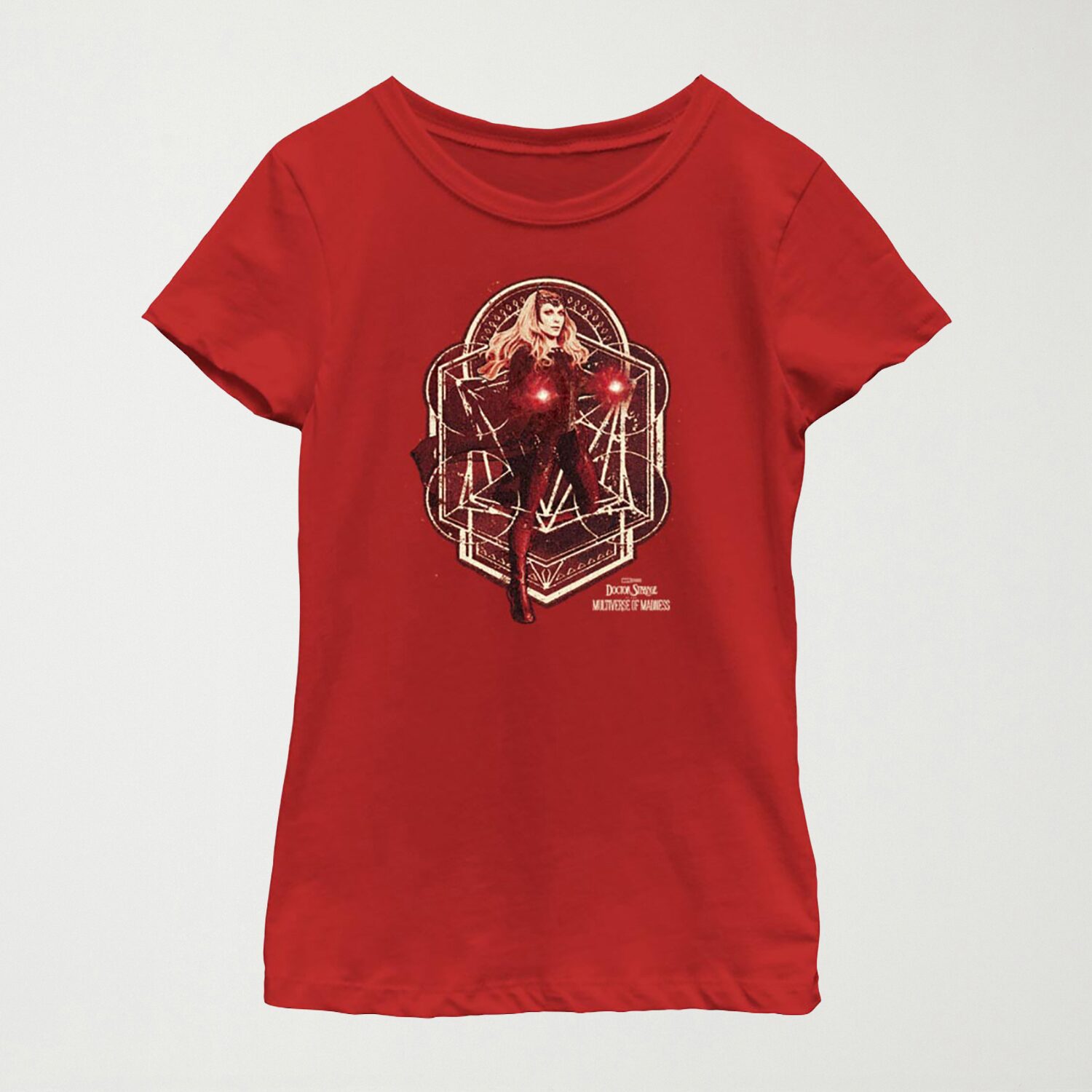 Little & Big Kid Girls Crew Neck Short Sleeve Slim Fit Doctor Strange Marvel Graphic T-Shirt