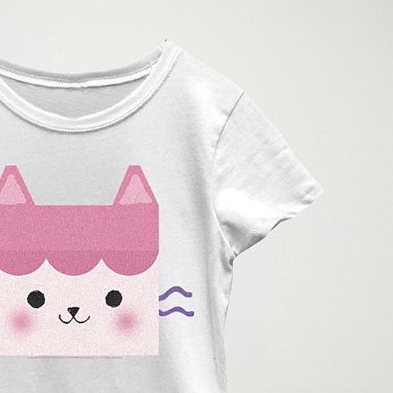 Little & Big Kid Girls Crew Neck Short Sleeve Regular Fit Gabby's Dollhouse Graphic T-Shirt