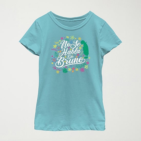 Disney Little & Big Kid Girls Crew Neck Short Sleeve Regular Fit Encanto Graphic T-Shirt