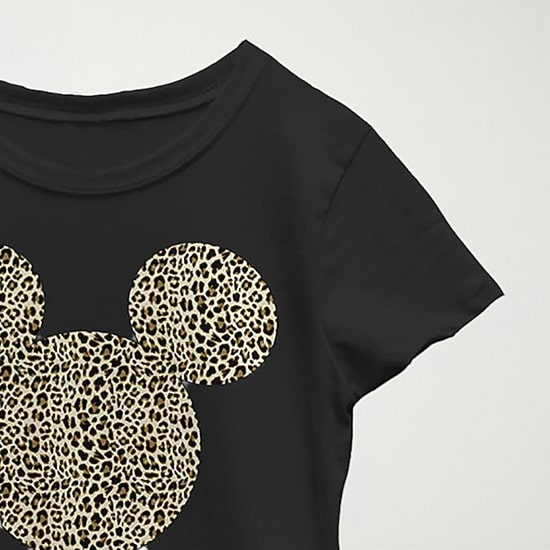 Disney Little & Big Kid Girls Crew Neck Short Sleeve Regular Fit Mickey Mouse Graphic T-Shirt