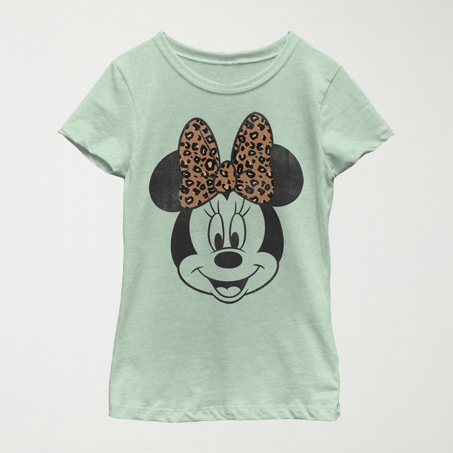 Disney Little & Big Kid Girls Crew Neck Short Sleeve Regular Fit Minnie Mouse Graphic T-Shirt