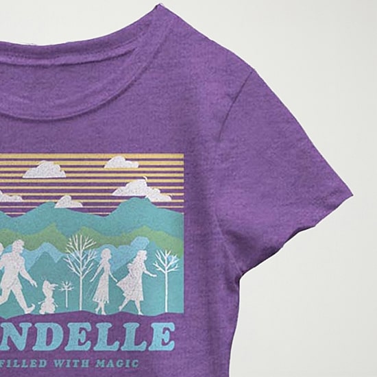 Arendelle Little & Big Kid Girls Crew Neck Short Sleeve Slim Fit Frozen Graphic T-Shirt