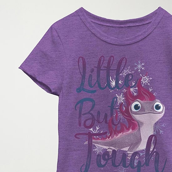 Bruni Little & Big Kid Girls Crew Neck Short Sleeve Slim Fit Frozen Graphic T-Shirt