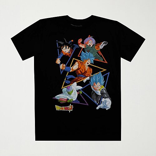 Little & Big Kid Boys Crew Neck Short Sleeve Regular Fit Dragon Ball Z Graphic T-Shirt, Xl (18-20) Husky, Black