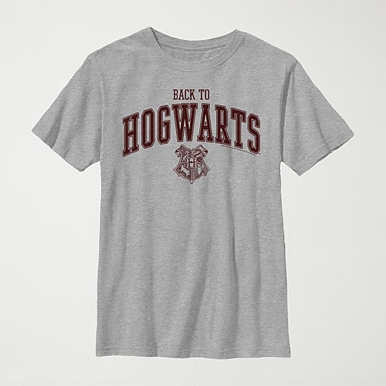 Little & Big Kid Boys Crew Neck Short Sleeve Slim Fit Harry Potter Graphic T-Shirt
