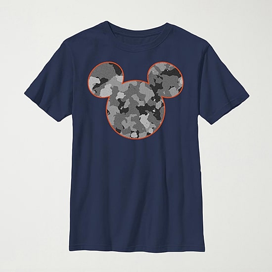 Little & Big Kid Boys Crew Neck Short Sleeve Slim Fit Mickey Mouse Graphic T-Shirt