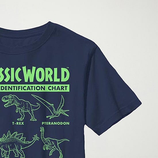 Little & Big Kid Boys Crew Neck Short Sleeve Slim Fit Jurassic World Graphic T-Shirt